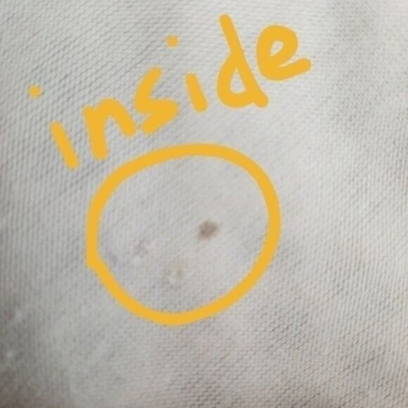 Made in Italy Tunic Top Lace & Rufffle Cream Sz 2 Flawed - Picture 13 of 15